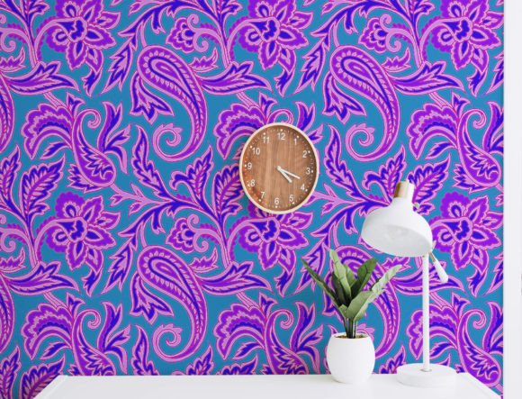 Download Paisley  Textile Pattern, Printable - Premium Bundle