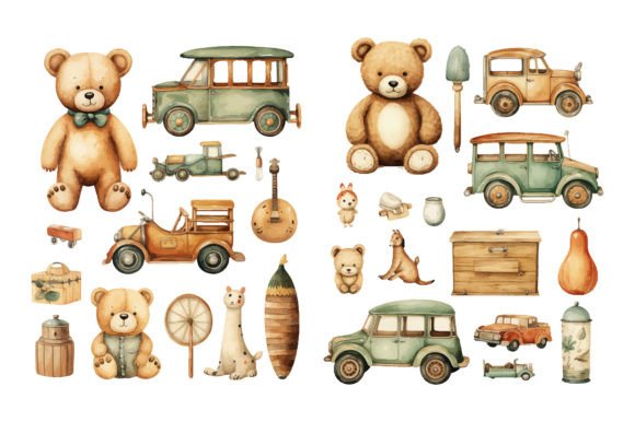 Download Nostalgic Toys 70s, 80s, 90s Sublimation - 80s Collection