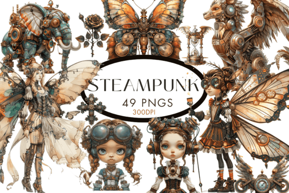 Download Steampunk Clipart PNG - Premium Resources