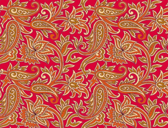 Download Paisley Fabric Pattern, Printable Design - Premium Resources